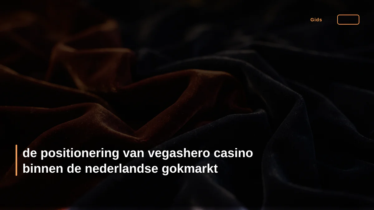 de positionering van vegashero casino binnen de nederlandse gokmarkt