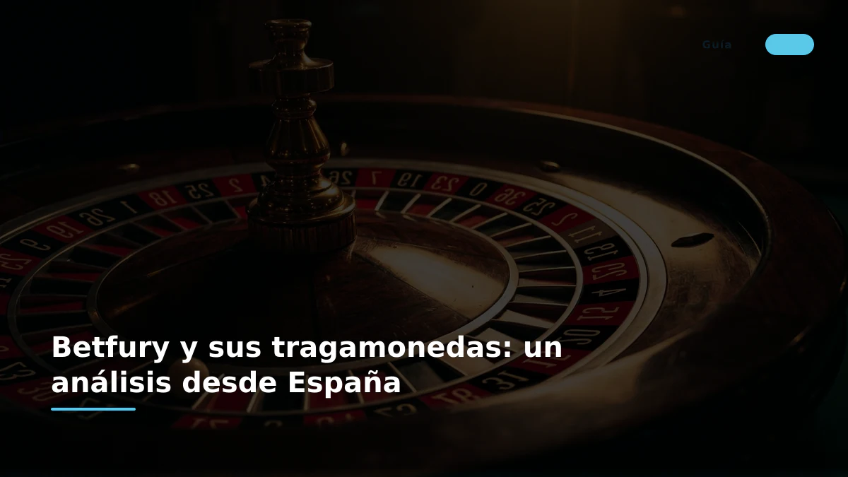 Betfury y sus tragamonedas: un análisis desde España