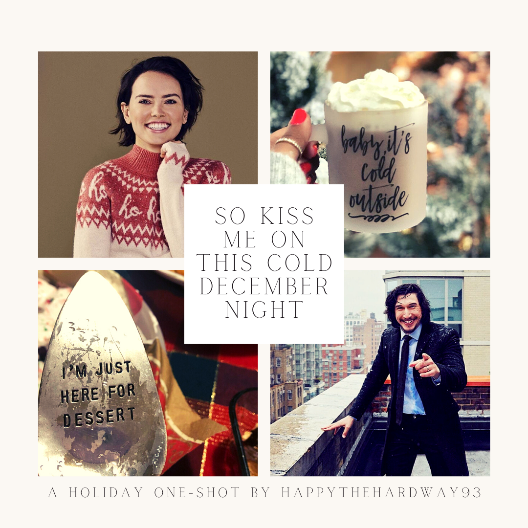 Mood board for the fic: So Kiss Me On This Cold December Night