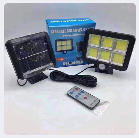 Lampă Solară COB T9 cu Senzor de Mișcare și Telecomandă