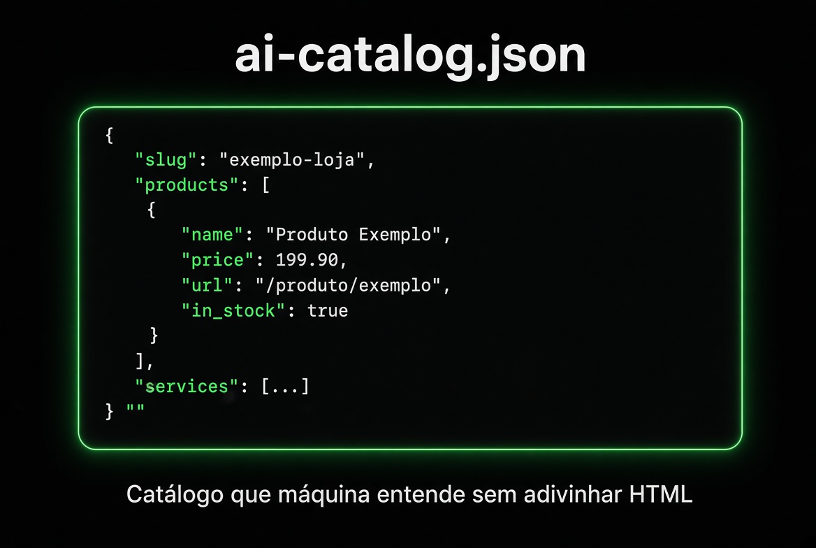 ai-catalog.json — catálogo que máquina entende sem adivinhar HTML