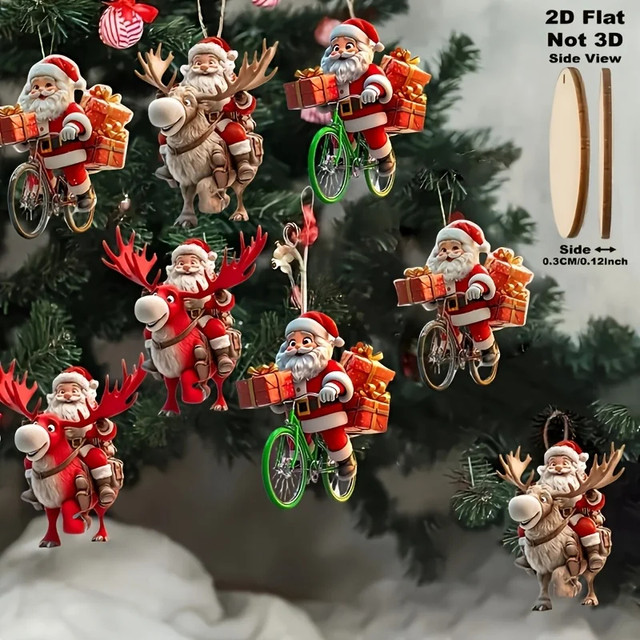 Santa ornament design details
