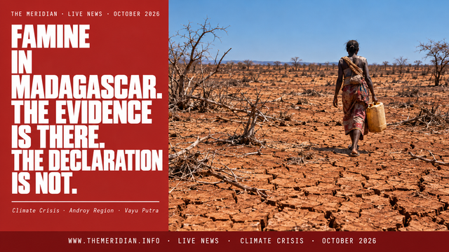 Famine in Madagascar The Evidence Is There The Declaration Is Not October 2026 The Meridian Vayu Putra