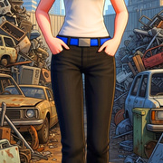 Ruko in the junkyard