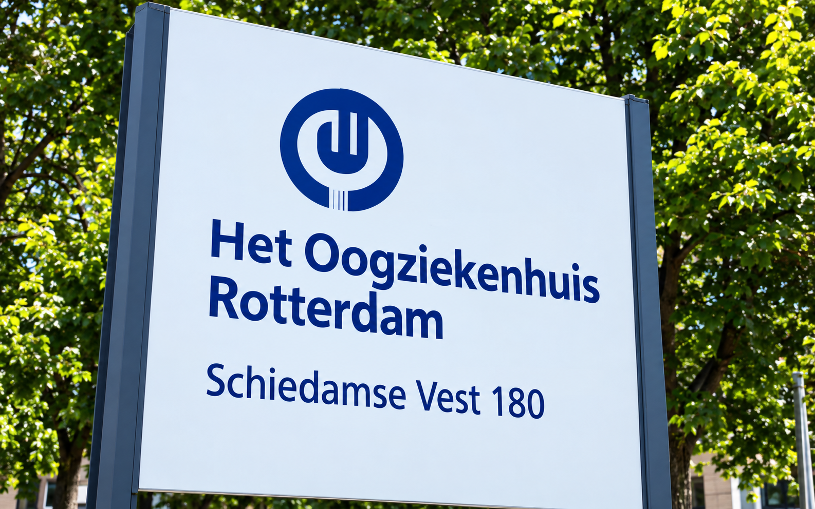 Bord van Het Oogziekenhuis