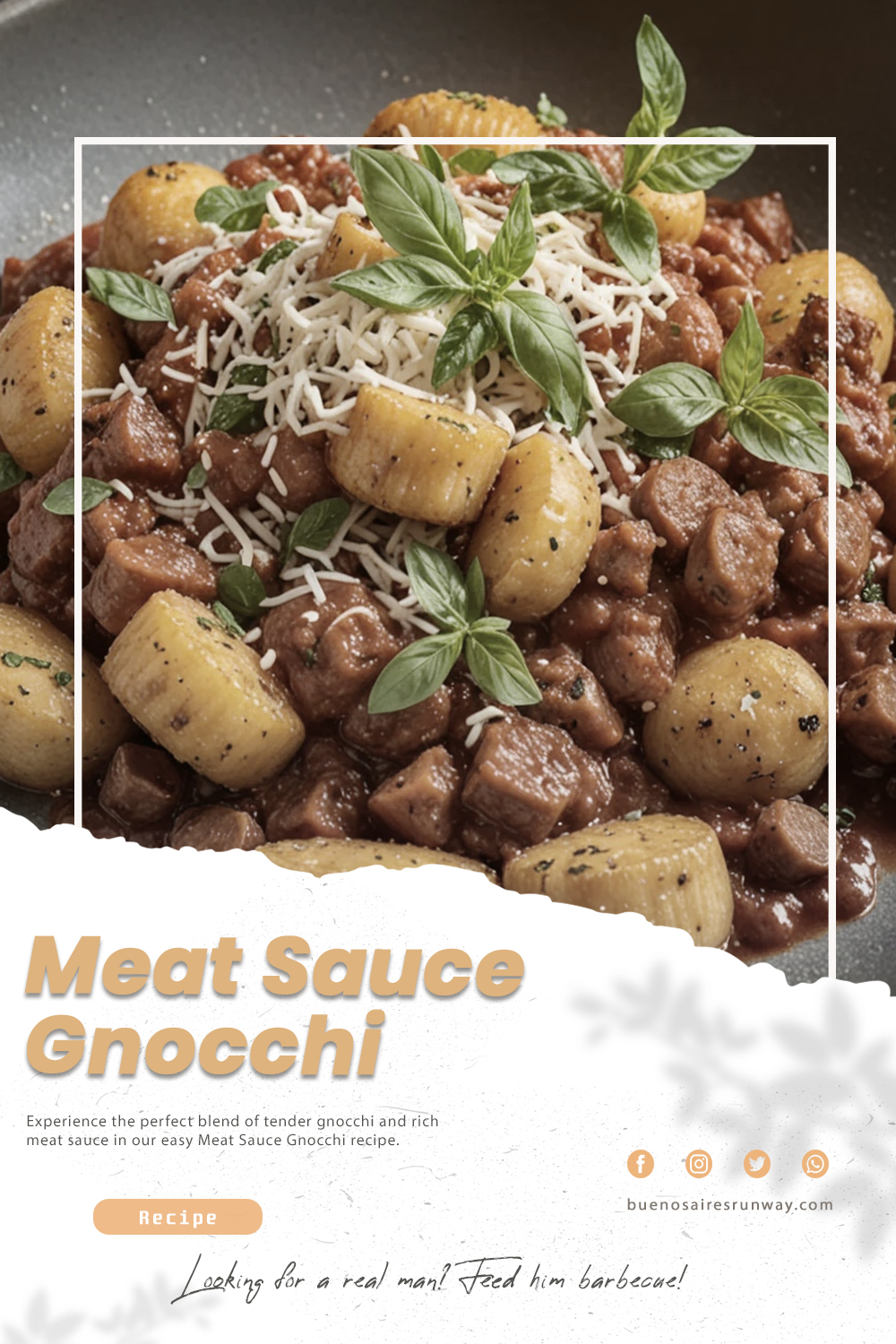 Meat Sauce Gnocchi