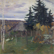 Осень в деревне 1942