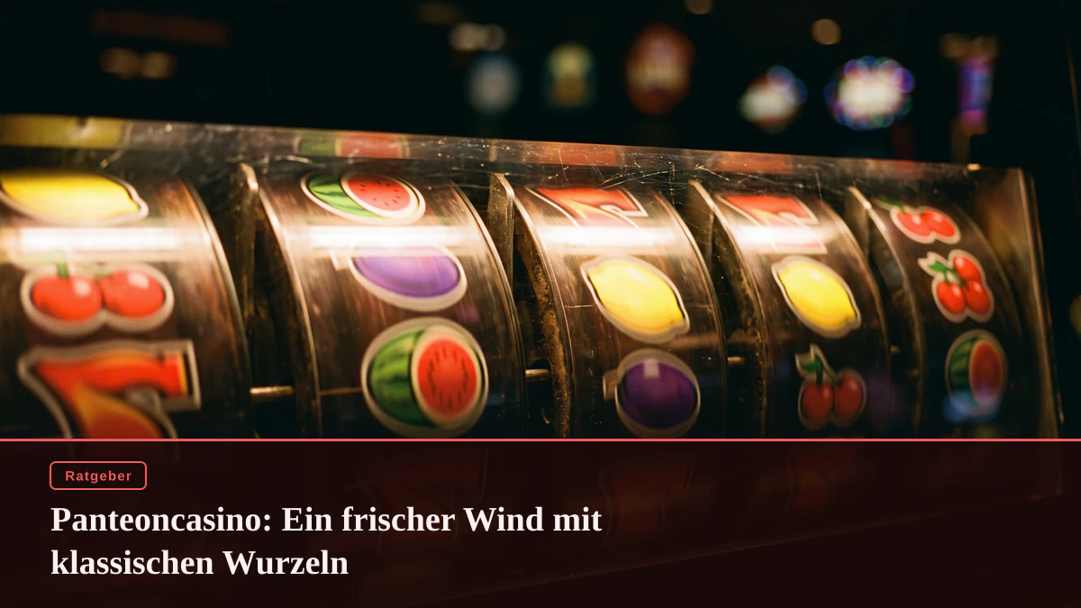 Panteoncasino: Ein frischer Wind mit klassischen Wurzeln