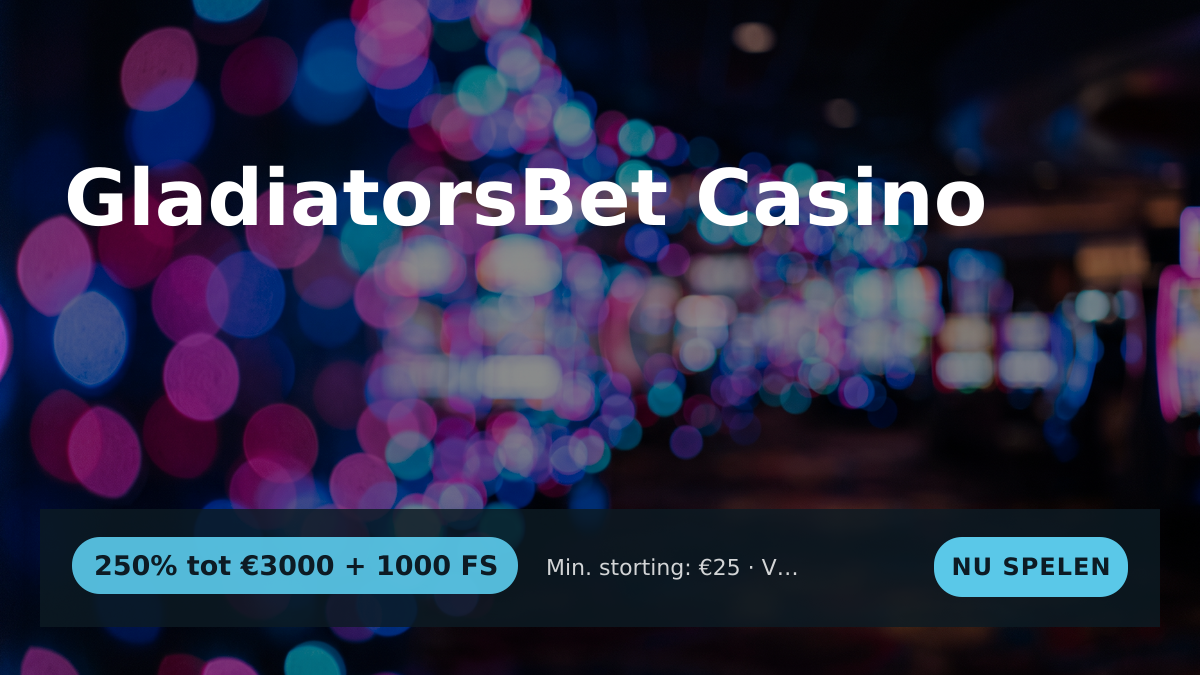 GladiatorsBet Casino � welkomstbonus 250% tot �3000 + 1000 FS, betalingen: Visa, Mastercard, PayPal, Skrill, Neteller