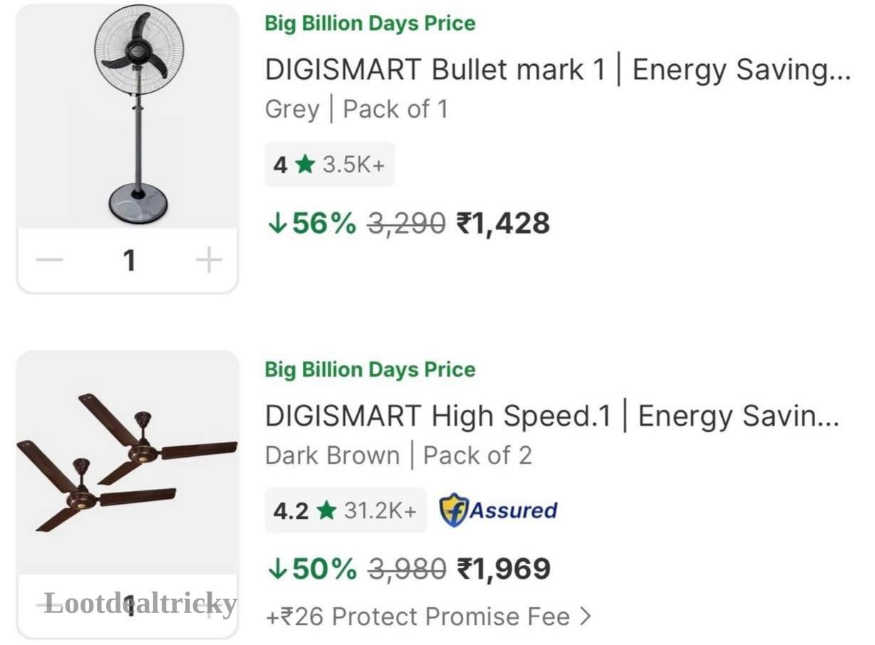 Lowest Padestal Fan Offer Image