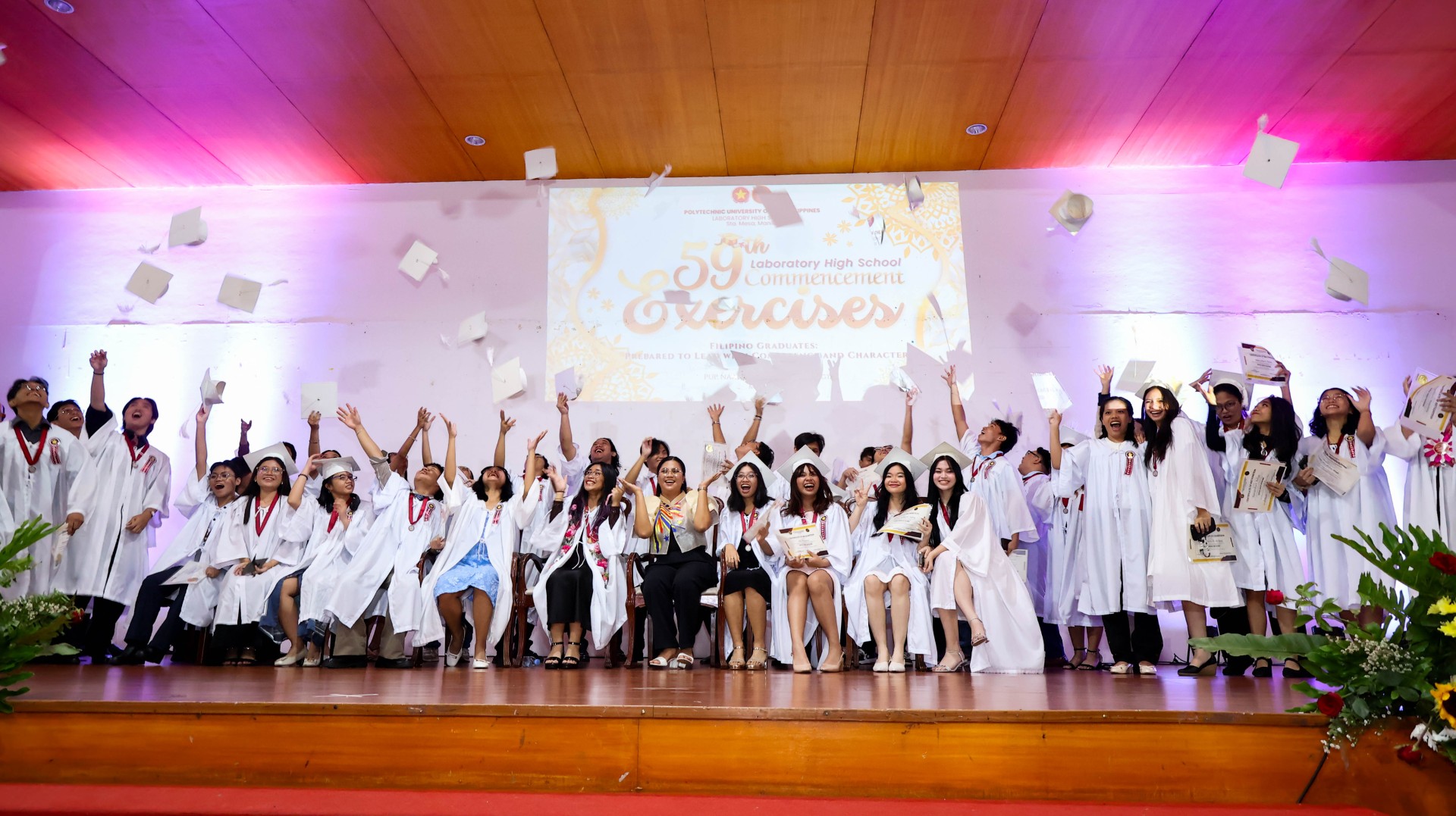 SHS Graduates honored at 9th Senior High School commencement exercise