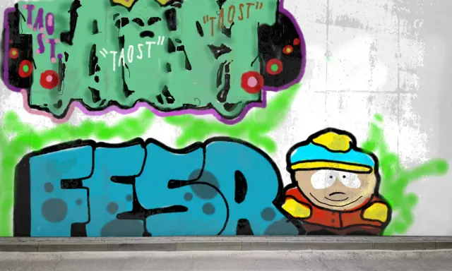 Graffiti artwork by taost