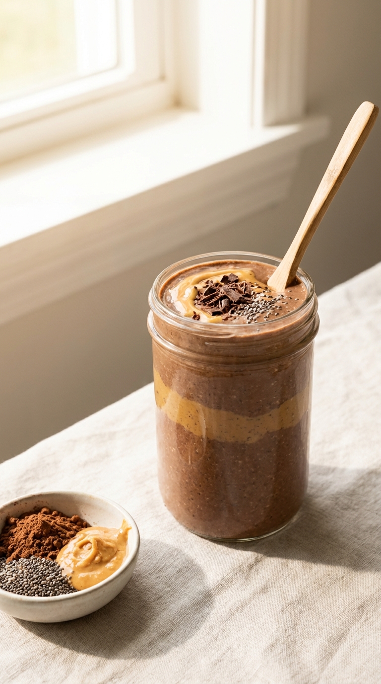 Chocolate Peanut Butter Chia Blend — Keeps You Full for Hours