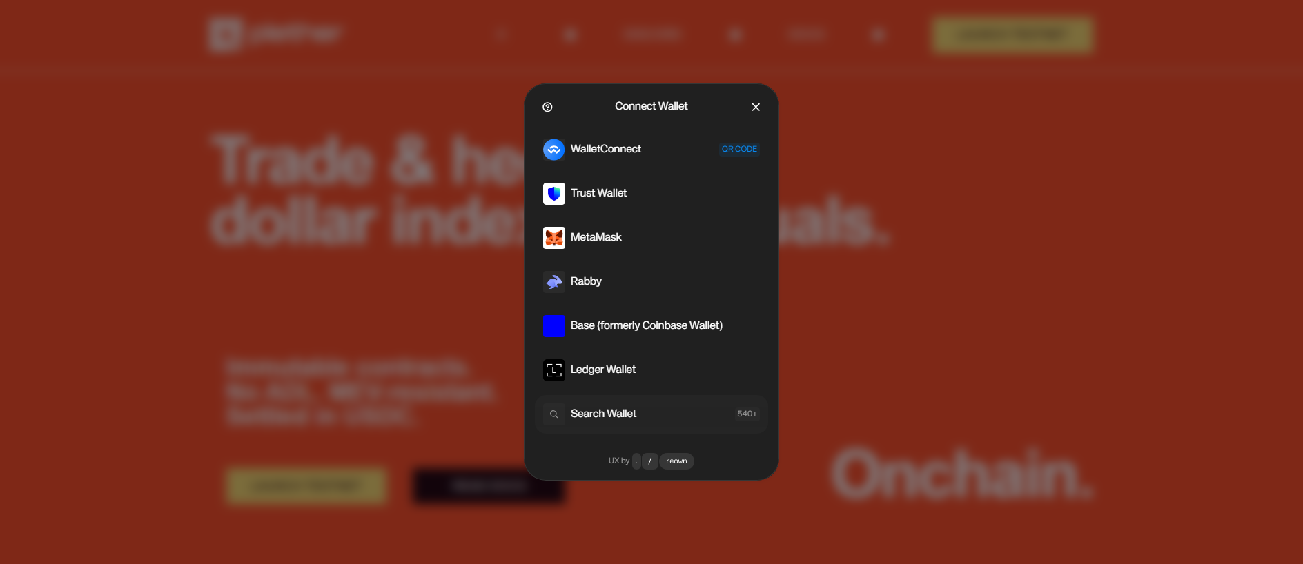 Screenshot of plether-testnet.firebaseapp.com