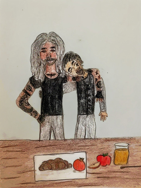 Ed-and-Izzy-celebrate-Rosh-Hashana