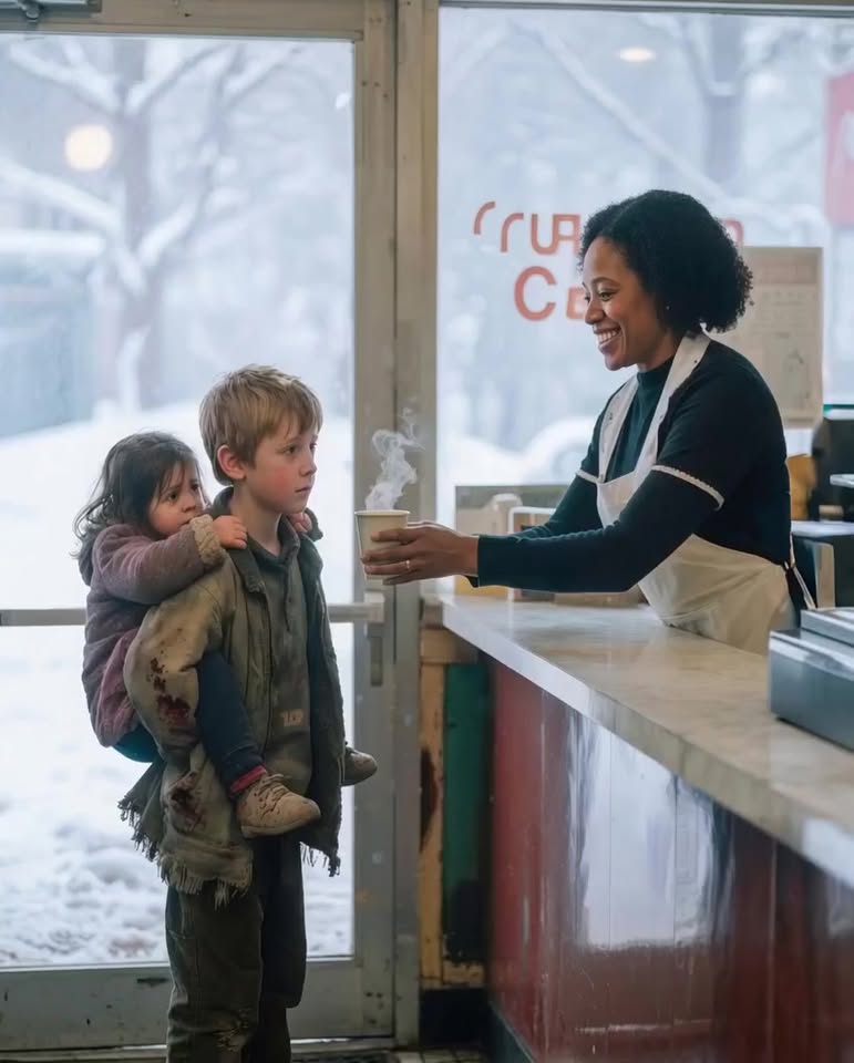 "A Kind Black Waitress Fed 2 Orphans, and 15 Years Later, a Luxury Car Appeared Outside Her Home