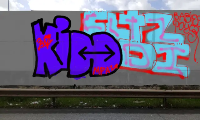 Graffiti artwork by MPAZ