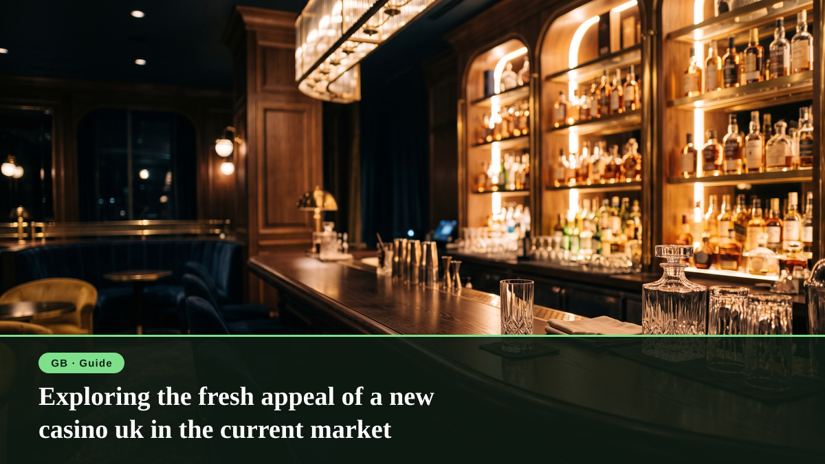 Exploring the fresh appeal of a new casino uk in the current market
