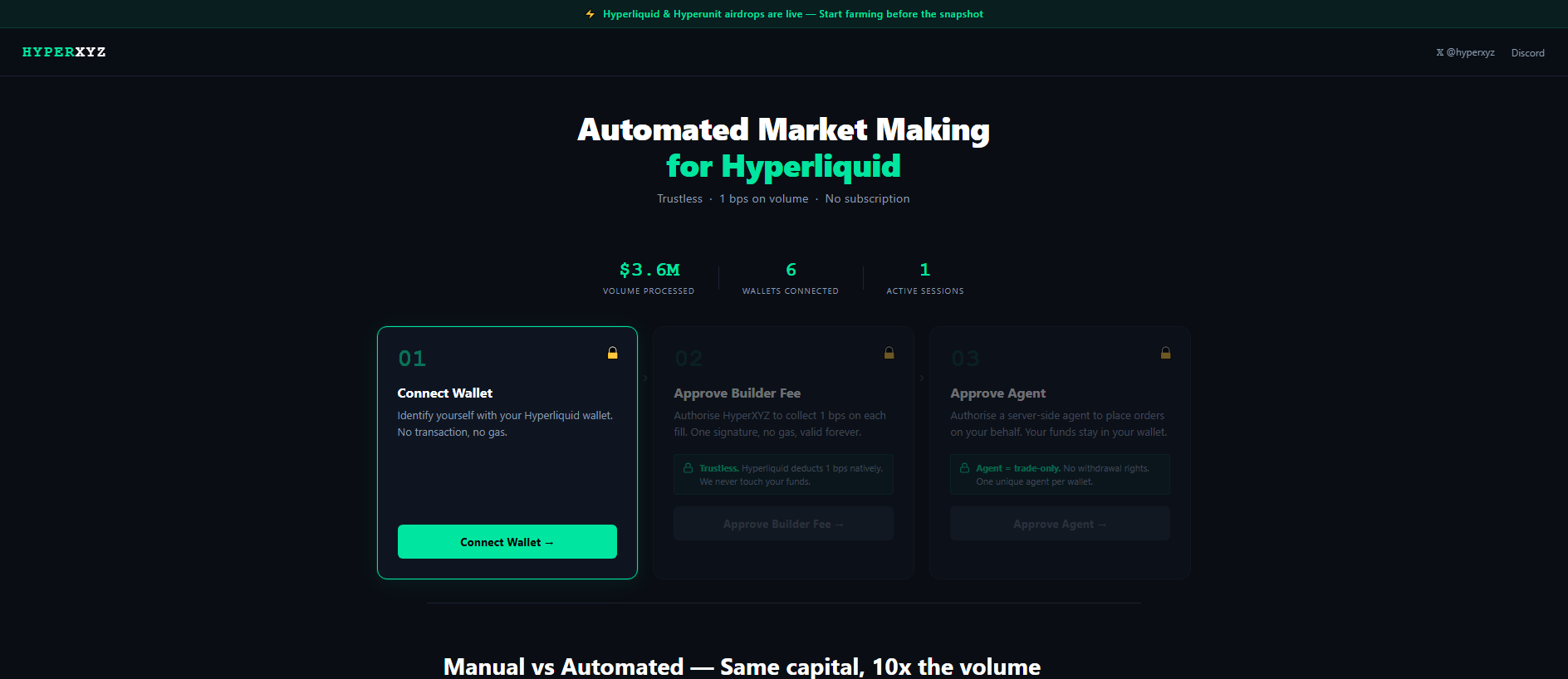 Stored screenshot of hyperxyz.app