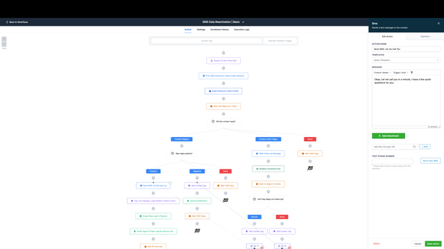 SMS Blast Automation Flow Example Part 3 of 3