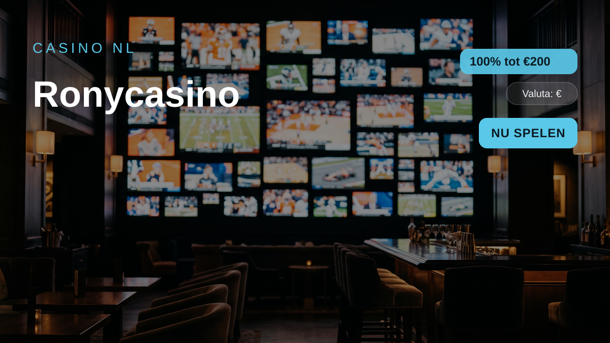 Ronycasino — welkomstbonus 100% tot €200 + 200 FS, betalingen: Visa, Mastercard, Skrill, Neteller, Paysafecard