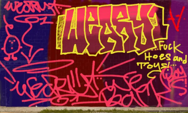Graffiti artwork by DECAY