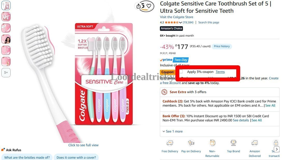 Colgate Sensitive Care | Limited Time Loot Offer Colgate Sensitive Care | Limited Time Loot Offer