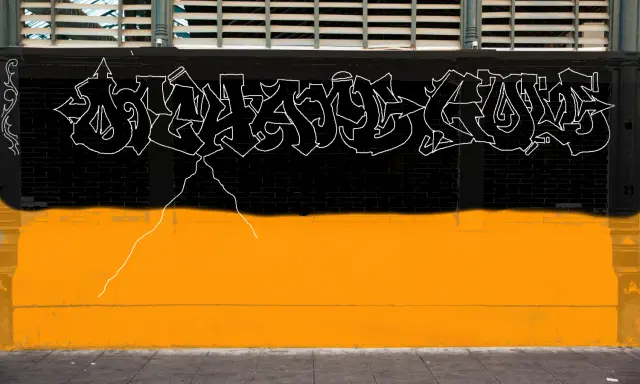 Graffiti artwork by Tkiz