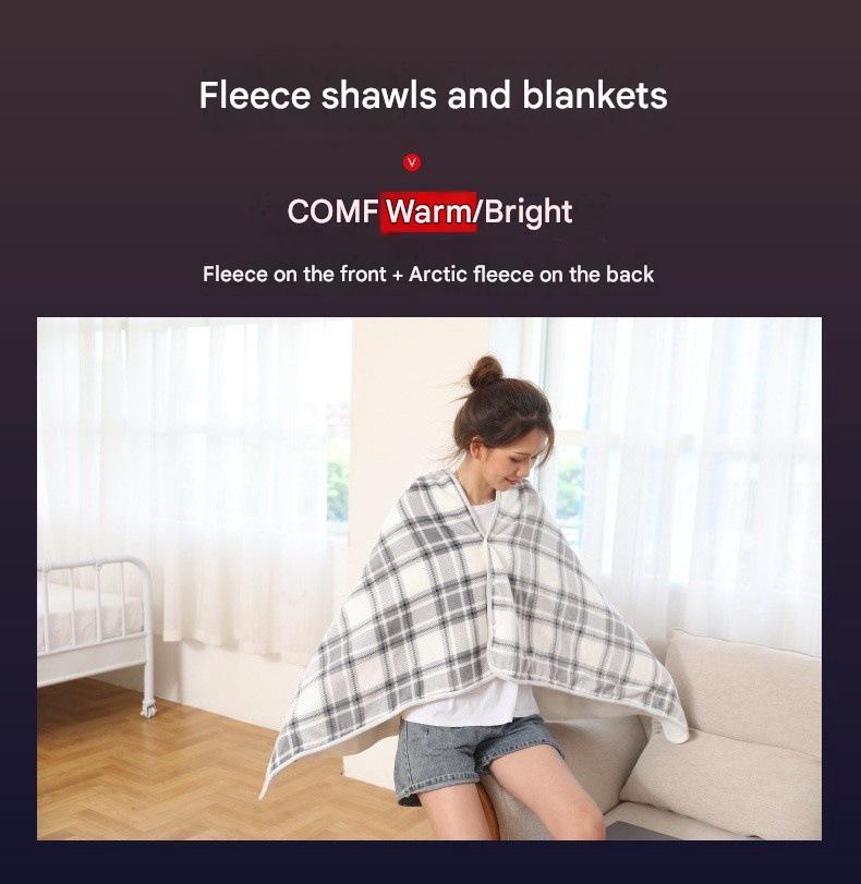 Blue and Pink 100*140cm Japanese-Style shawl blanket Ultra-Soft Blanket - Thick Polyester Throw for Sofa, Bed, Office, Cozy Nap Blanket for Winter & All Seasons