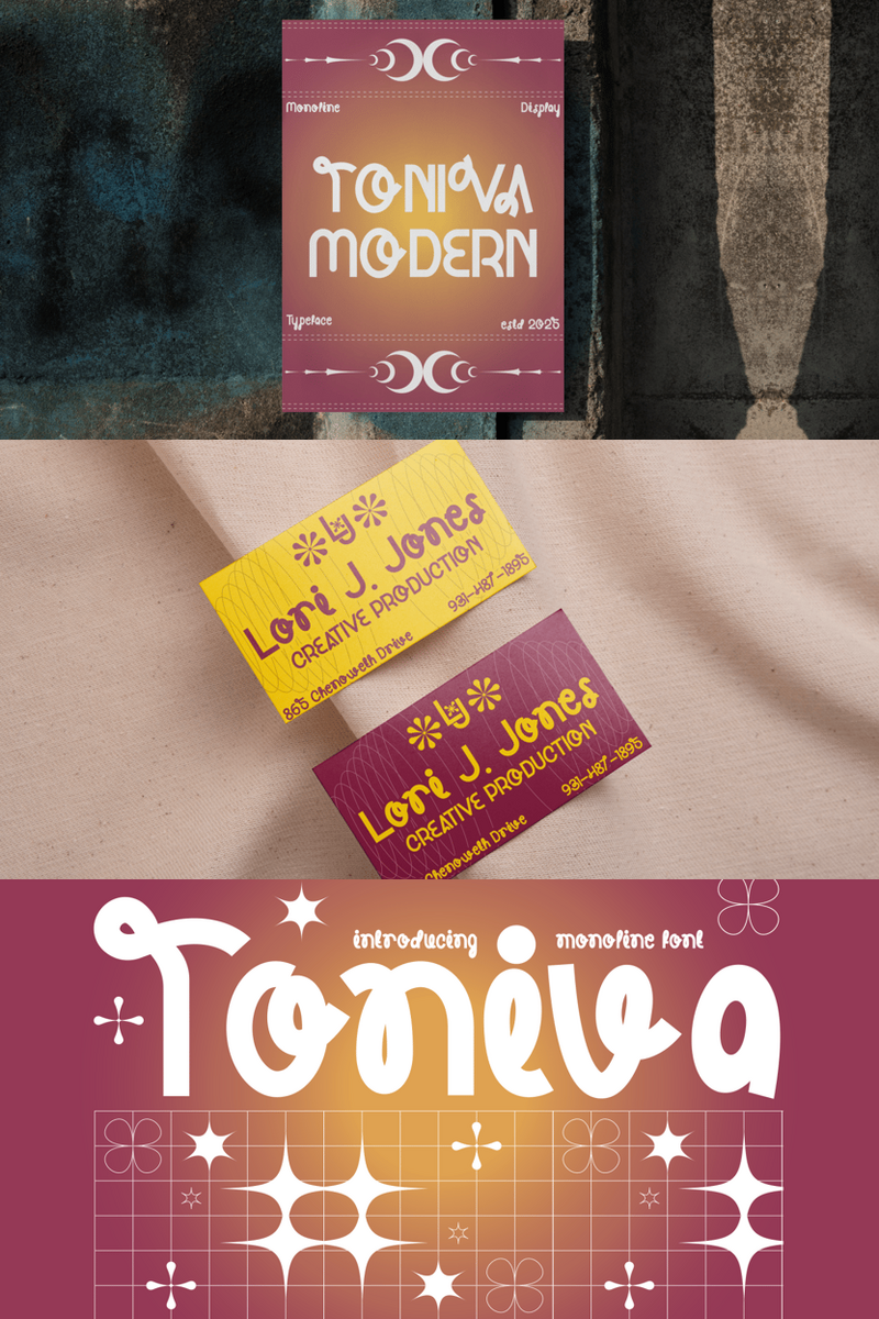 Discover Toniva: Level Up Your Indie Game's Brand Identity and Player Immersion with Tech-Inspired Typography for Dynamic UI, Engaging Lore Entries, and Crystal-Clear Dialogue