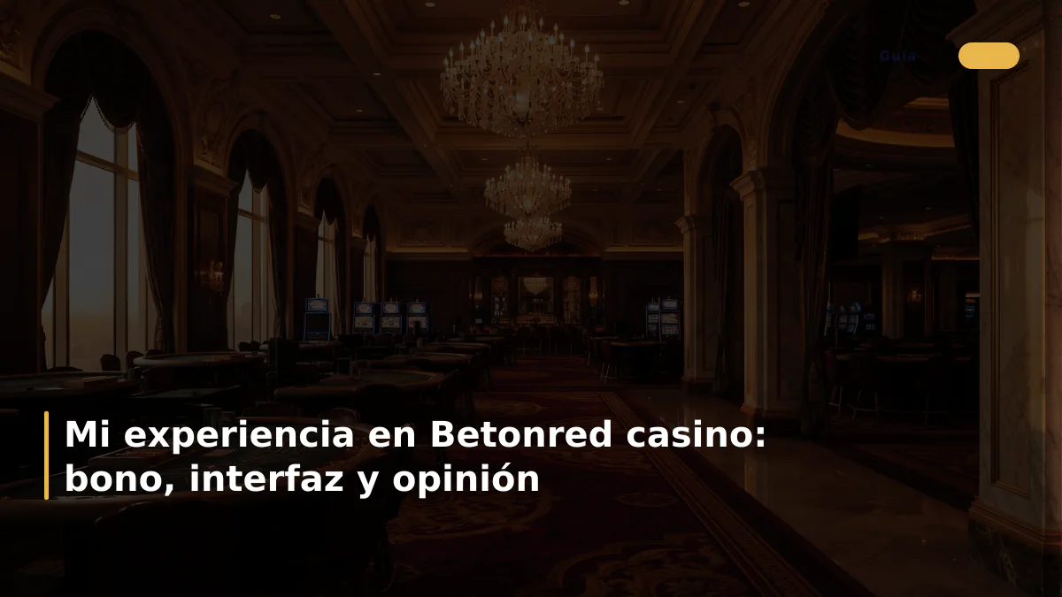 Mi experiencia en Betonred casino: bono, interfaz y opinión