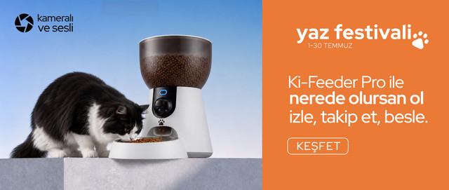 Ki-Feeder Pro Kameralı Mama Kabı