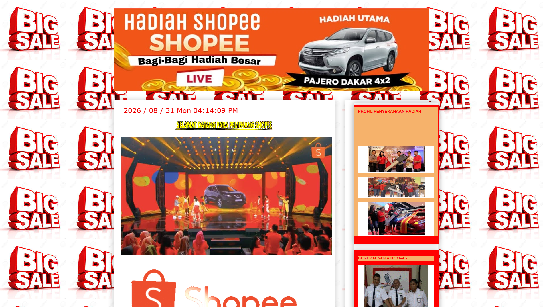 Stored capture of shopeejkt811.blogspot.com