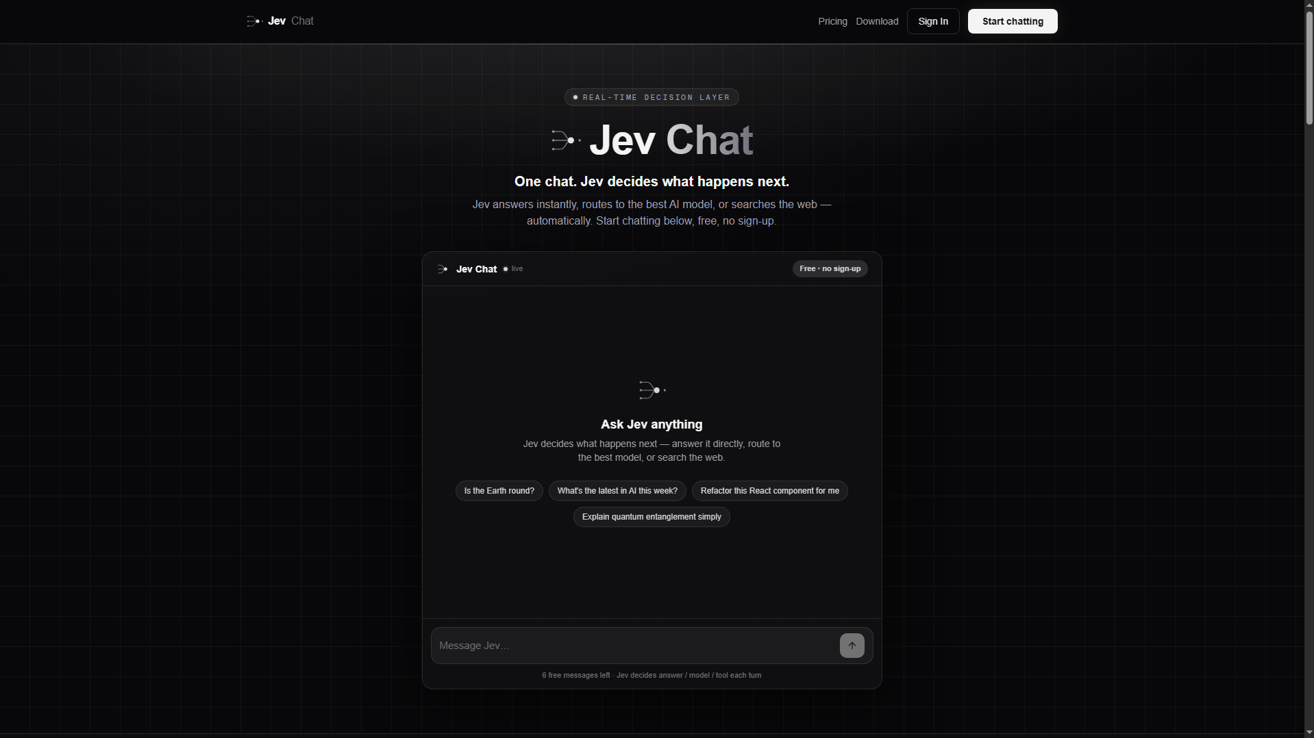 Stored capture of jev-chat.com