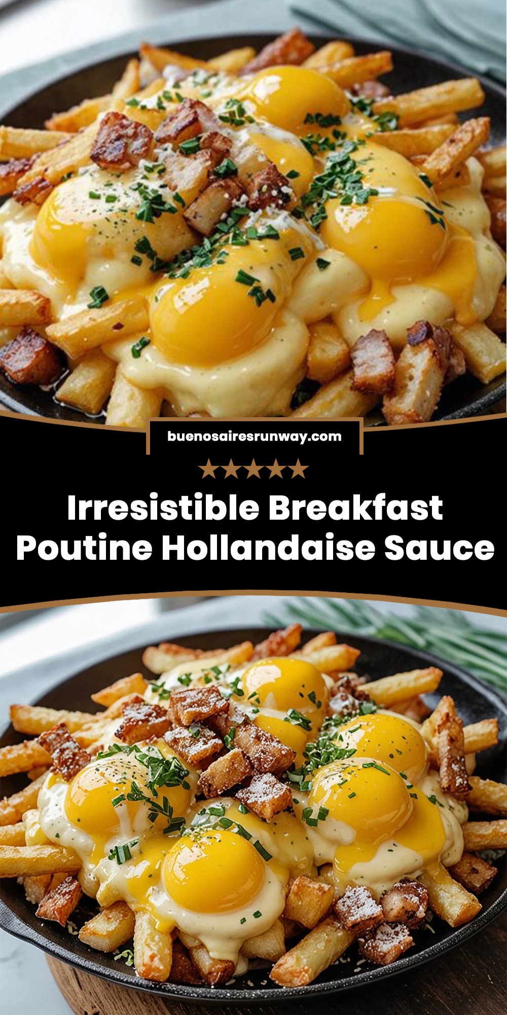 Irresistible Breakfast Poutine Hollandaise Sauce Recipe