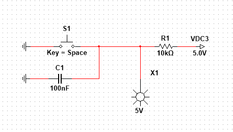 resistor pull-up com filtro