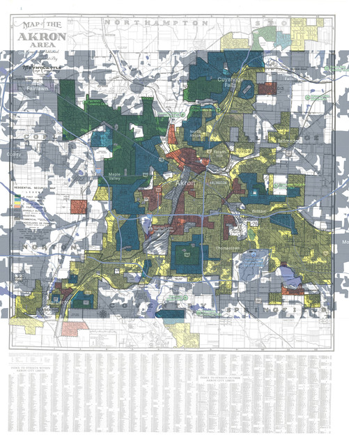 Akron map