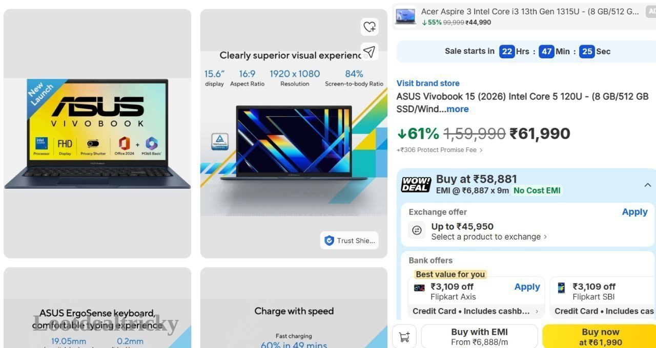 Asus Vivobook 15 | Limited Time Loot Offer