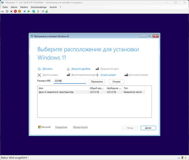 Test 02 Partitioning
