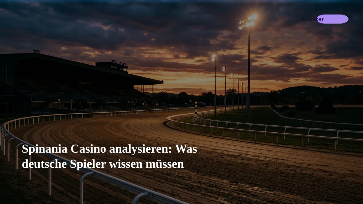 Spinania Casino analysieren: Was deutsche Spieler wissen müssen