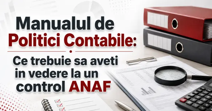 Manualul de politici contabile: Scutul tău la controlul ANAF