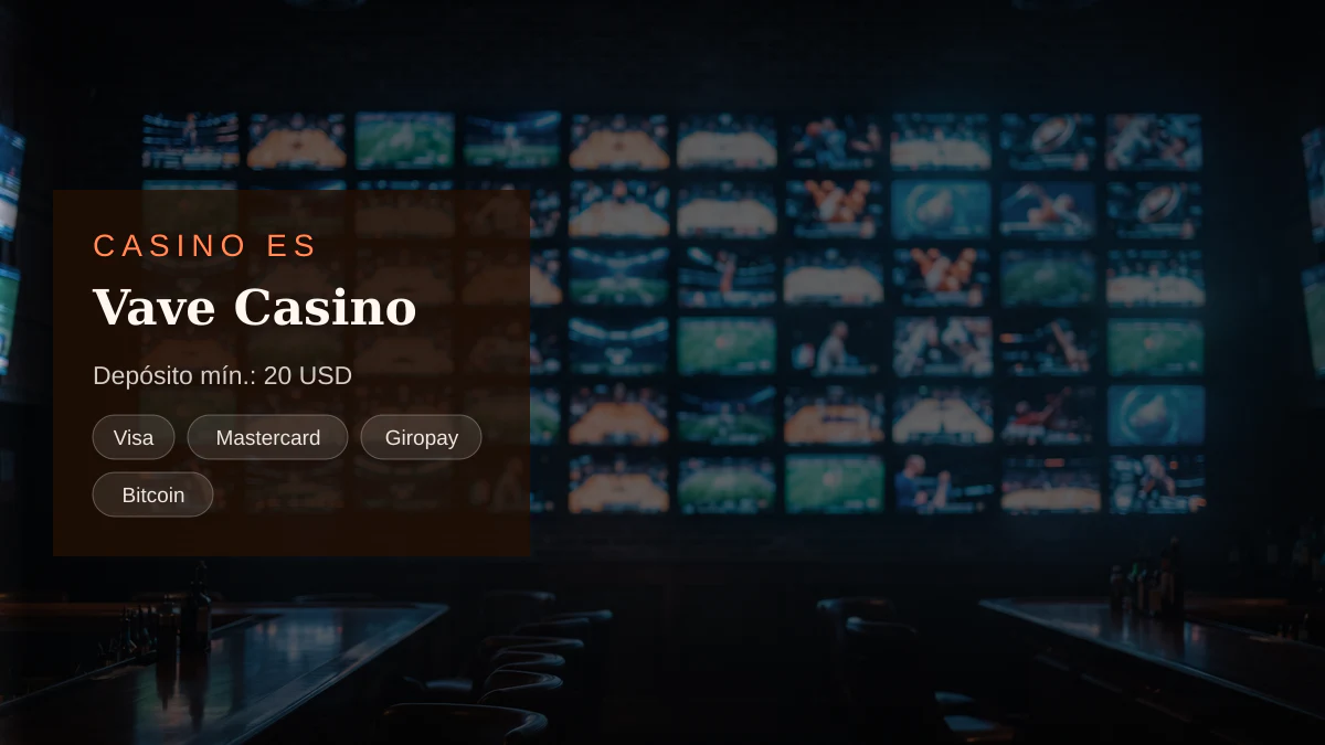 Vave Casino — bono de bienvenida 100% hasta 2500 USD + 100 FS, pagos: Visa, Mastercard, Giropay, Bitcoin, Ethereum Vave Casino — bono de bienvenida 100% hasta 2500 USD + 100 FS, pagos: Visa, Mastercard, Giropay, Bitcoin, Ethereum