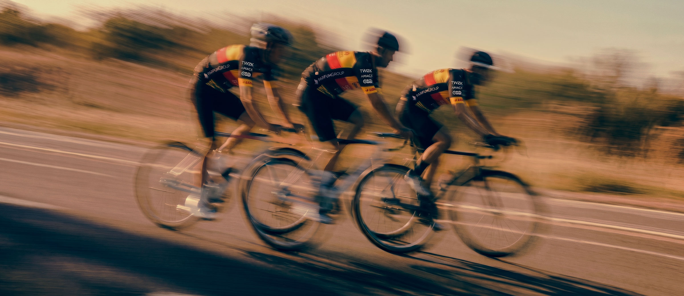 Radgruppe beim Social Ride