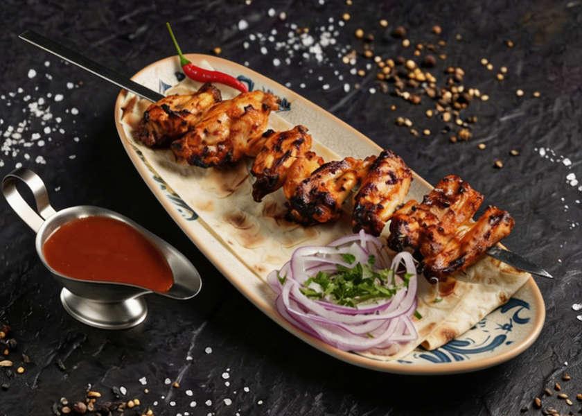 Chicken wings dish