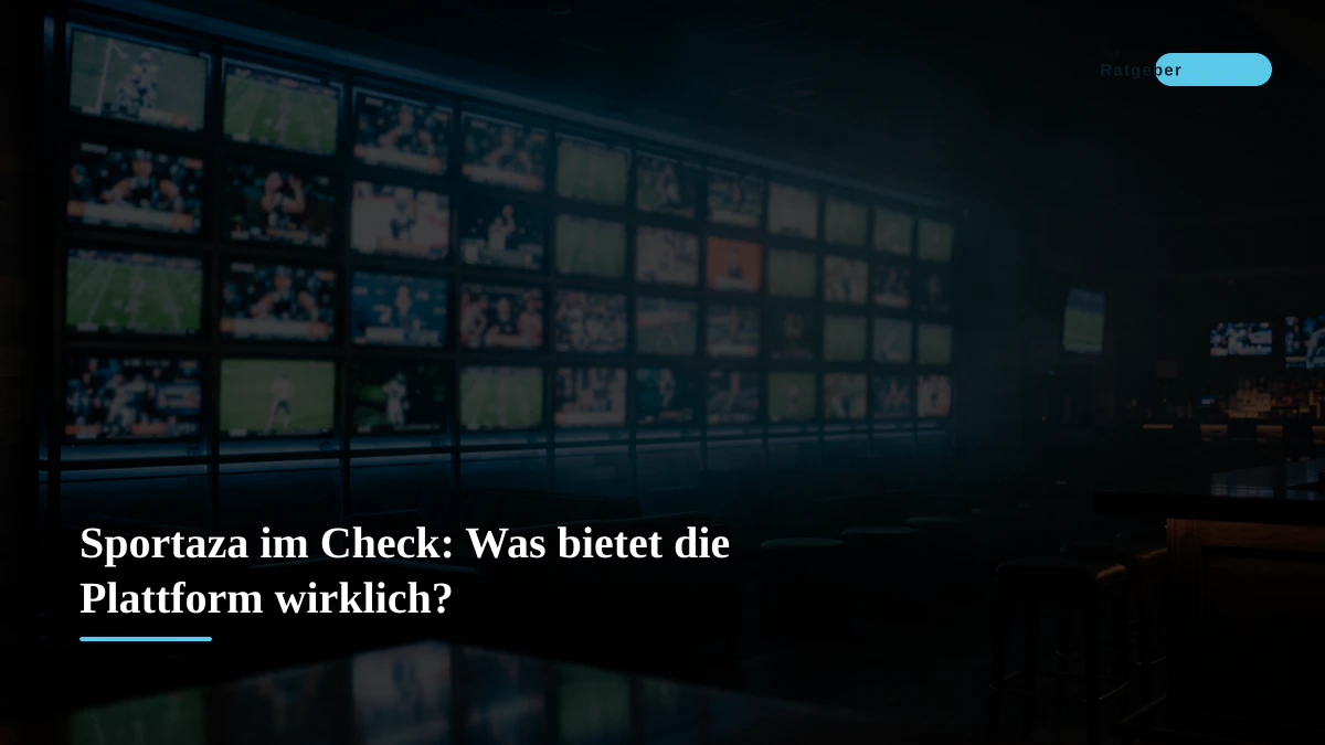 Sportaza im Check: Was bietet die Plattform wirklich?