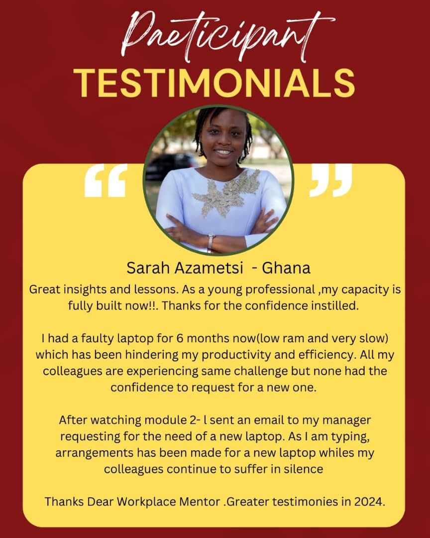 Attendee testimonial