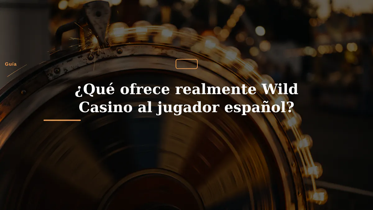 ¿Qué ofrece realmente Wild Casino al jugador español?