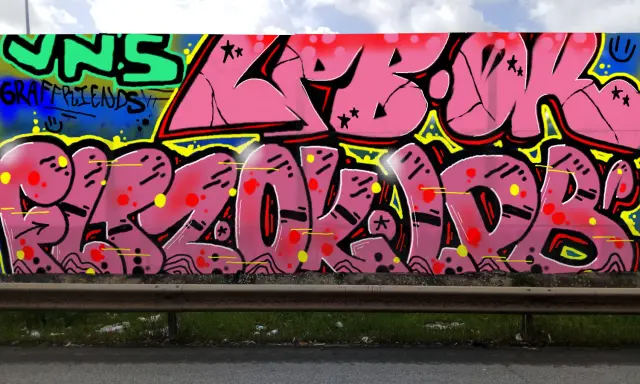 Graffiti artwork by Okeys
