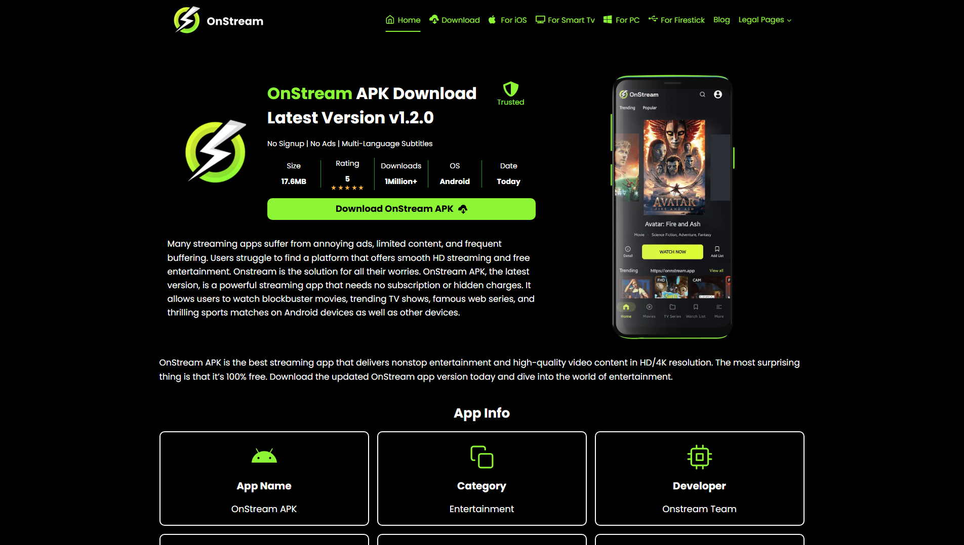 Stored capture of onnstream.app