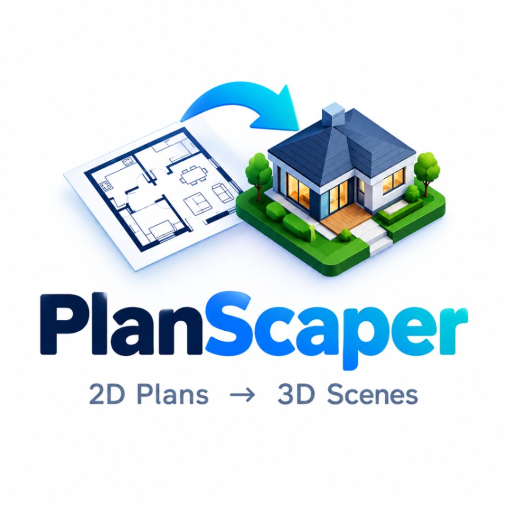 PlanScaper – Turn 2D Plans & DXF Files Into 3D Scenes